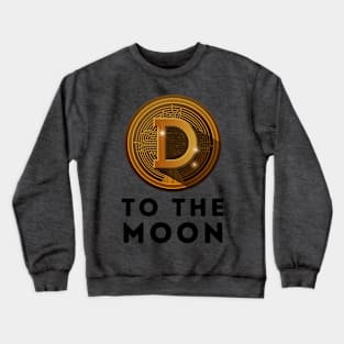 Dogecoin to the Moon Crewneck Sweatshirt